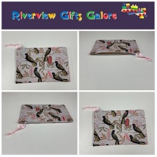 Zip Clutch / Purse / Bag / Pouch - Black Cockatoo Zip Clutch / Purse / Bag / Pouch - Black Cockatoo